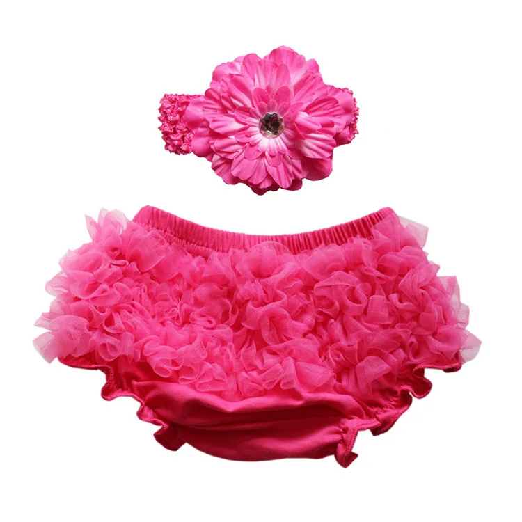 Hot Pink Leopard Diaper Cover with Hot Pink Chiffon Ruffles