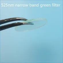 Зеленый лазерный светодиодный ламповый фильтр пройти стекло можно настроить 525 нм узкополосный зеленый фильтр