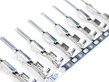 

100pcs/lot Top Quality Male Crimp Terminals (Pins) For Repair Wire 0.5 To 1.25(mm2) 7114-4021