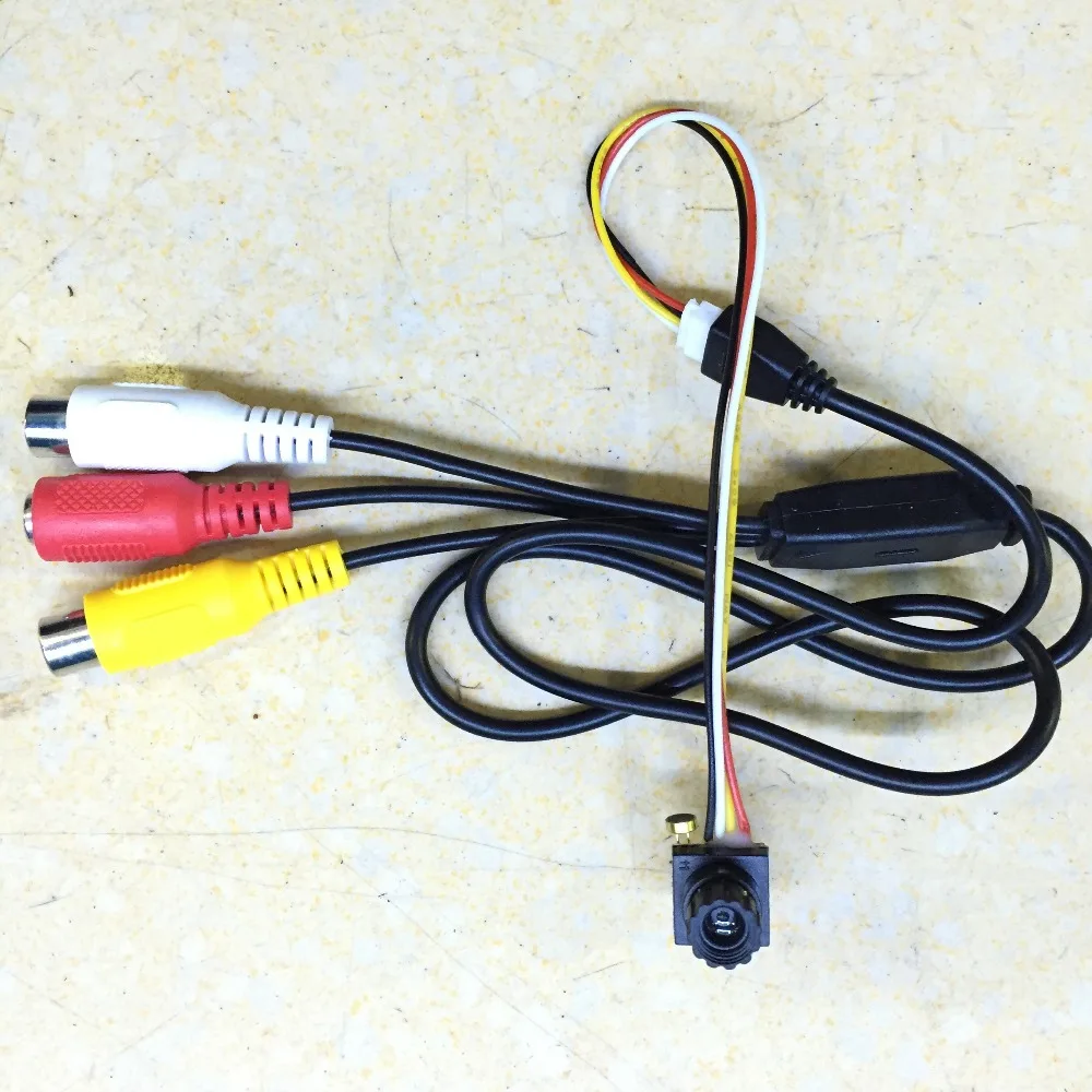 

Mini COMS 700TVL 6mm Security CCTV Camera Mic For 9v dc