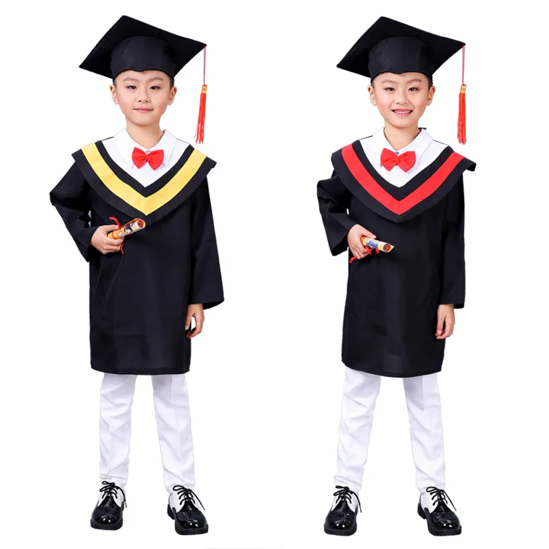 Одежда для детей учебная одежда платье детский сад Dr ткань Градуированные костюмы бакалавров Dr cap YL80
