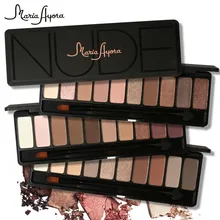 Палитра теней для век Матовая Водонепроницаемая Палетка матовых теней Голый макияж Профессиональные палитры 10 цветов/комплект