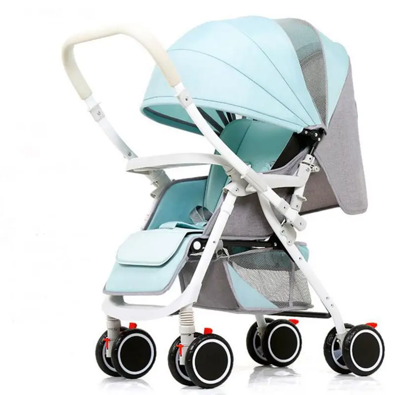 

2018 new stylish light portable folding stroller can sit and lay four push stroller umbrella stroller free to send to Brazil