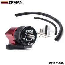 Гоночный автомобиль красный и черный интеркулер рециркуляции выдувного клапана BOV комплект для Subaru WRX 01-07 турбо/интеркулер EP-BOV999