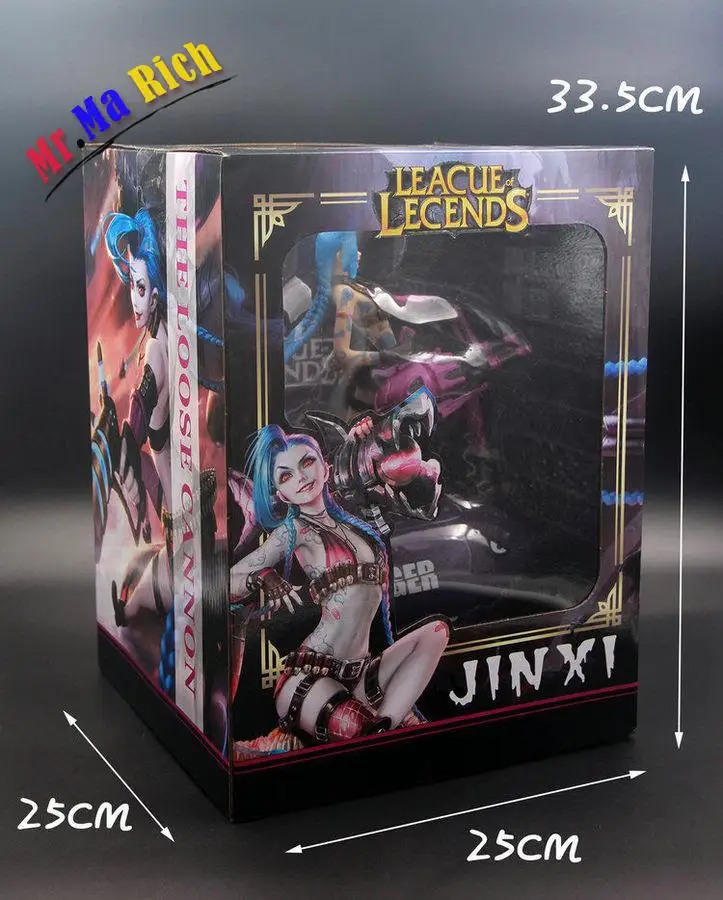 Легенды стрелок свободная пушка Jinx ракета Фигурка Статуя Модель NB|statue figure|jinx