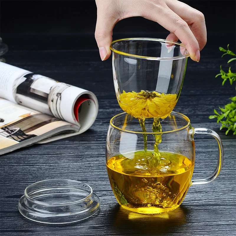 3 шт./набор прозрачные термостойкие стеклянные чашки ELETON|glass cup|transparent glass cupcup |