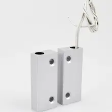 Металлический магнитный дверной датчик, контактный переключатель для затвора, двери, окна, ворот, GSM сигнализация, система контроля доступа