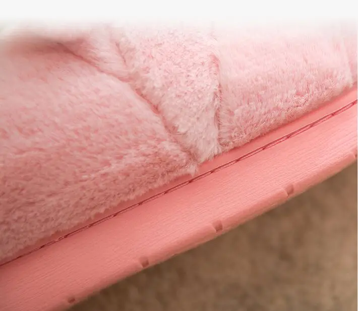 Não-slip de Algodão Chinelos em Casa de Inverno de Veludo Macia com Boca Novidades Soft Fundo Quarto Chinelos Superfície Grande 2020 13 Home & Garden