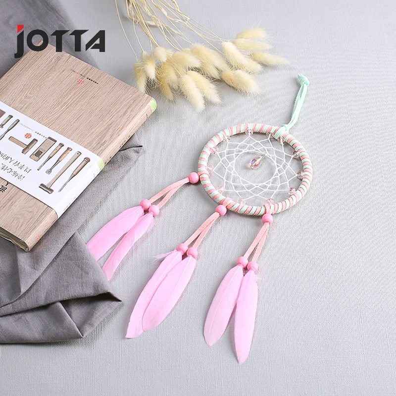

Pure handmade crystal velvet dream catcher gifts fengling garden decoration crafts