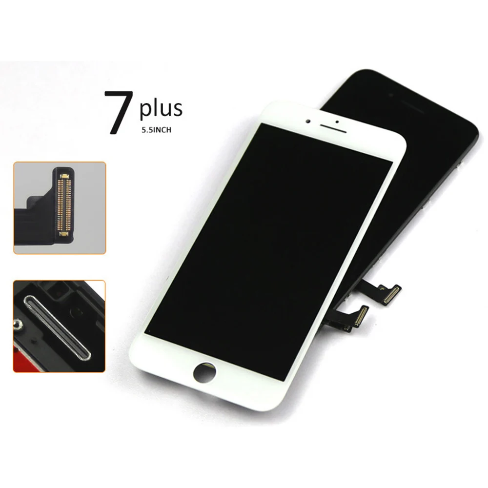 

New Original LCD Screen For iPhone 7 7Plus LCD Display Touch Screen Digitizer Assembly No Dead Pixels With Repair Tools