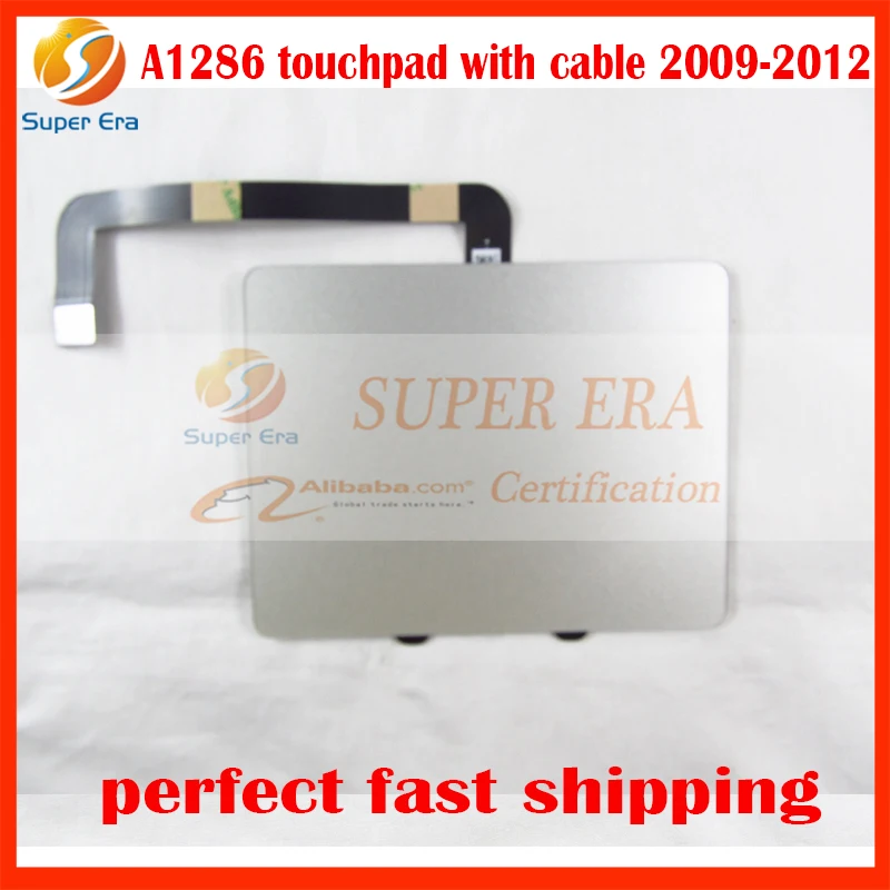 

original Touchpad Trackpad with touchpad flex cable For MACBOOK PRO A1286 15" Unibody 2009 2010 2011 2012year