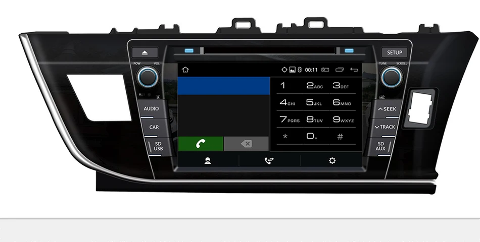 Excellent 8" Android Car DVD Player with TV/BT GPS 3G WIFI,Car PC/multimedia headunit Audio/Radio/Stereo for TOYOTA COROLLA 2013 2014 RHD 4