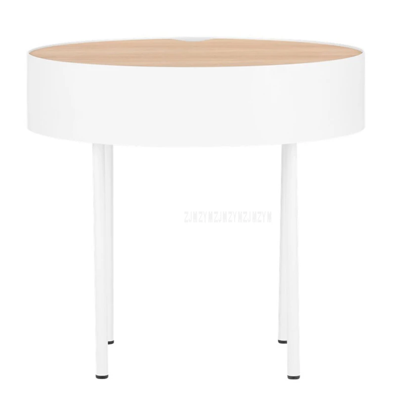 European Style Modern Round Tea Coffee Table Simplicity Creative Living Room Bedroom Corner Small Round Sofa Side Table 50cm