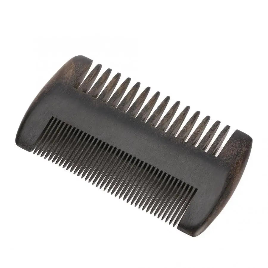 Щетка для бритья Ebony Shaper Усы с черной сумкой из искусственной кожи укладки гребня