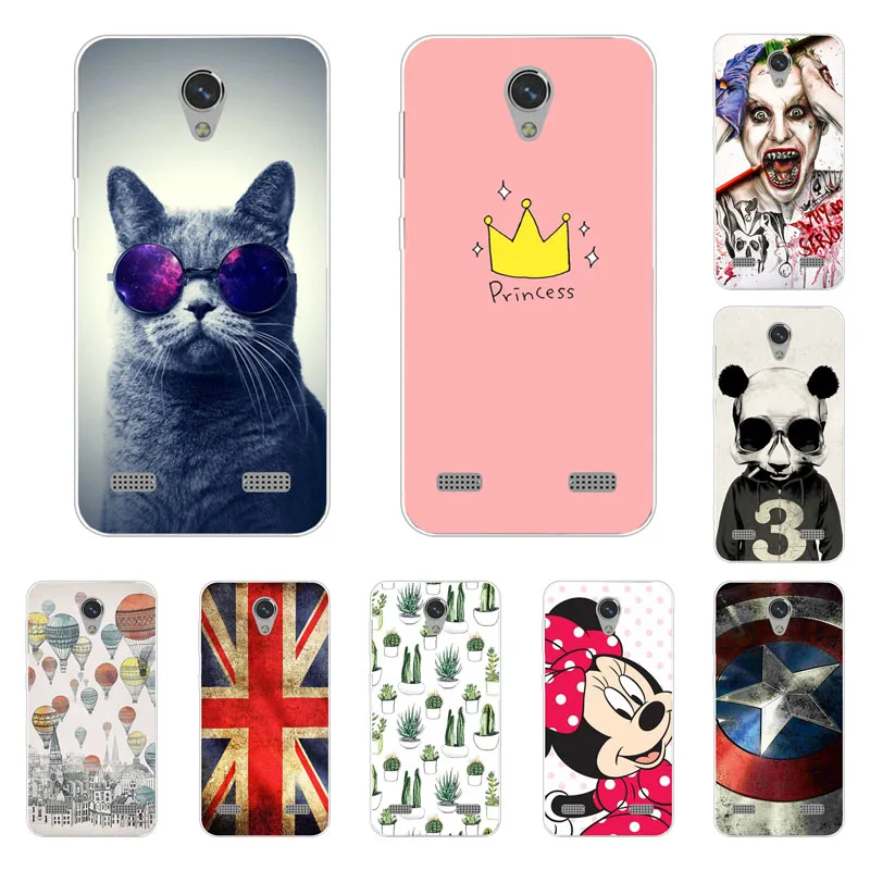 

zte blade a520 Case,Silicon Fashion Cartoon Painting Soft TPU Back Cover for zte blade a 520 protect Phone bags