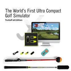 Черта Гольф качели симулятор со СПИДом Air набор для гольфа, Tru Гольф E6 Edition