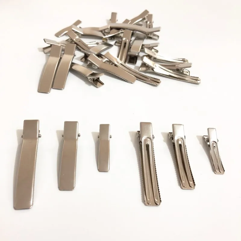 

10PCS/Pack Metal Double Insert Opening Clip Hair Material Kids DIY Manual Craft Supplies Accessories Apparel Sewing Duck Clip