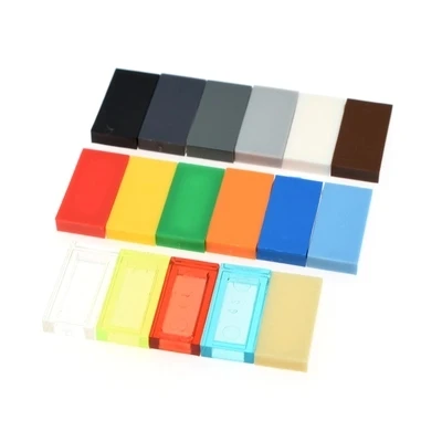 

100 pcs moc tiles 1*2 3069 tablet DIY enlighten block bricks Compatible With Assembles Particles LegoINGly