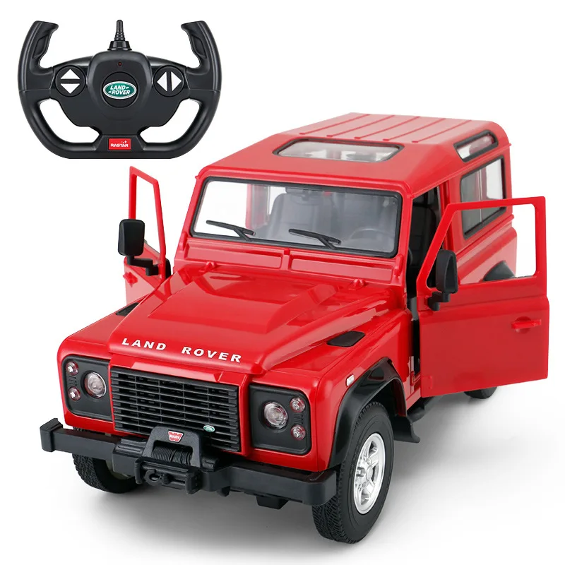 Радиоуправляемая машинка Rastar 1:14 SUV Landrover Denfender, Радиоуправляемая машинка, модель электромобиля, игрушки для мальчиков