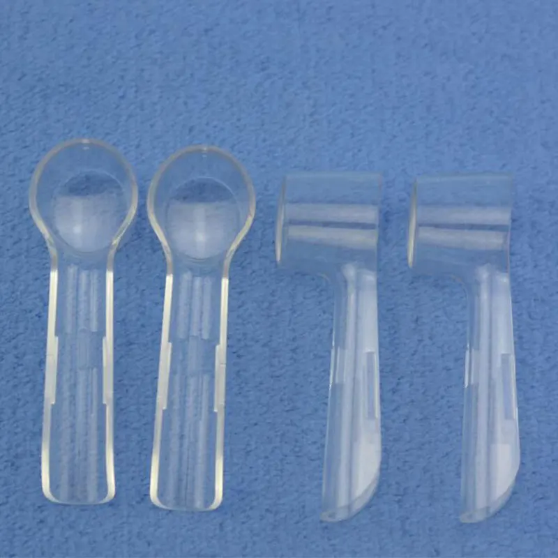 4pcs Transparent Toothbrush Cover For Oral B Electric Toothbrush Head Travel Dustproof Keep Clean Braun Protective