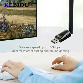 

Adjustable Wireless USB Wifi 150Mbps USB Wireless Network Card Free Driver RTL8188GU 802.11b/n/g High Speed WiFi LAN Adapter