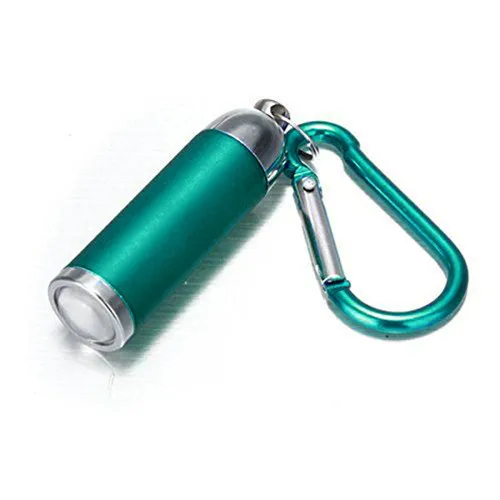 Открытый Инструменты водонепроницаемый портативный ультра яркий мини светодиодный кавинг Кемпинг скалолазание карманный фонарик фонарь брелок из алюминия - Цвет: Green