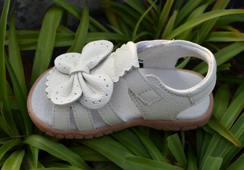 2017 новые летние детские сандалии для девочек обувь принцессы из натуральной кожи