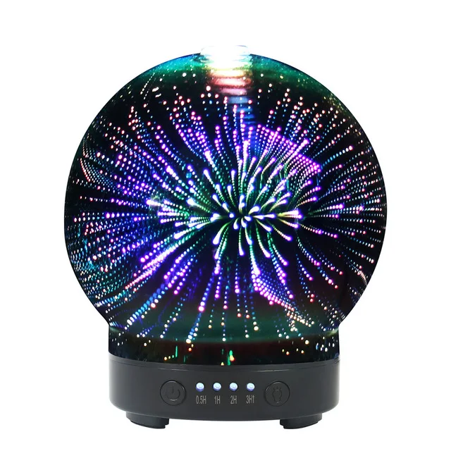 

2018 Aromatic Night Light Aroma Essential Oil Diffuser 100ml Ultrasonic Cool Mist Humidifier with 8 Color LED Mood Lights