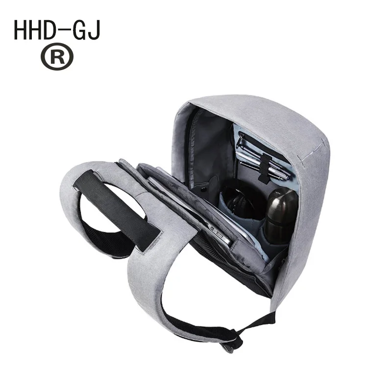 HHD DJ рюкзак с защитой от кражи и USB зарядкой для мужчин водонепроницаемый