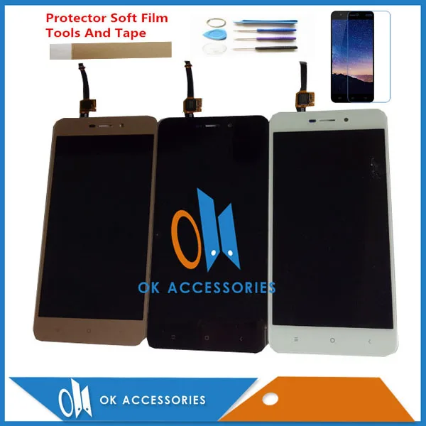

1280*720 5.0 Inch For Xiaomi Redmi 4A Redmi4A LCD Display+Touch Screen Digitizer Black White Gold Color With Kits