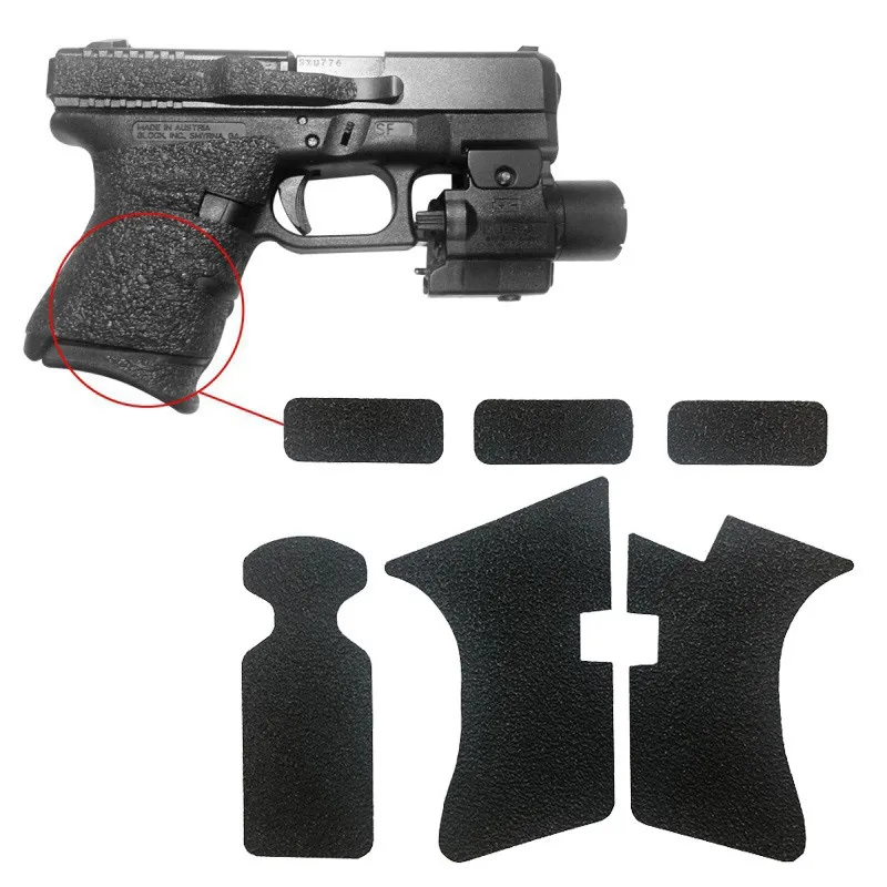 Non-slip Rubber Texture Grip Wrap Tape For Glock 17 19 20 21 22 23 25 26 27 32 33 38 Holster Pistol Magazine Accessories