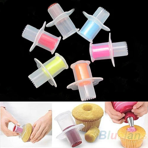 

Cupcake Cake Kitchen Corer Pastry Decorating Divider Filler Plunger Cutter 7KJ2