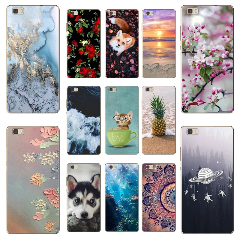 

5.0" Coque For Huawei P8 Lite 2015 Case Cover Silicone For Huawei P 8 Lite ALE-L21 TPU P8 Lite Phone Back Case For Huawei P8lite