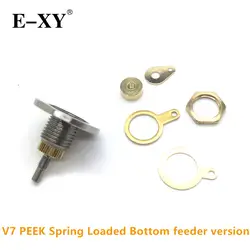 E-XY V7 Разъем DIY PEEK Пружинные bottom feeder версия электронных сигарет mod Интимные Аксессуары Новое поступление 5 шт./лот