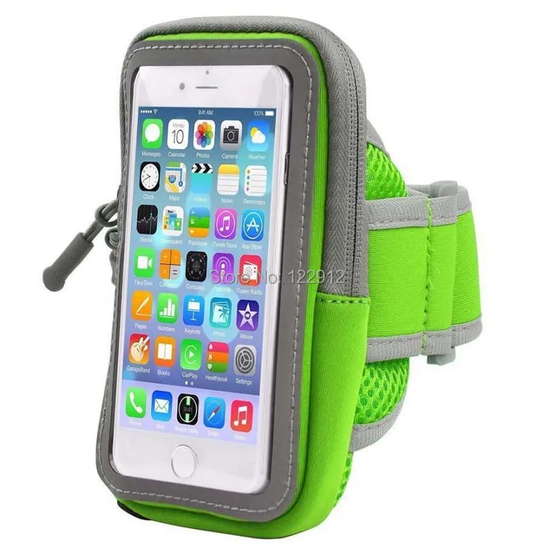 Universal Sport Running Riding Arm Band Case For Cell Phone Holder Zipper Bag-13