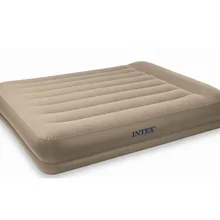 Подушка Отдых Королева Размер надувная кровать матрас W/Лучший встроенный воздушный насос и подушка толстый двойной надувной матрас YS-35