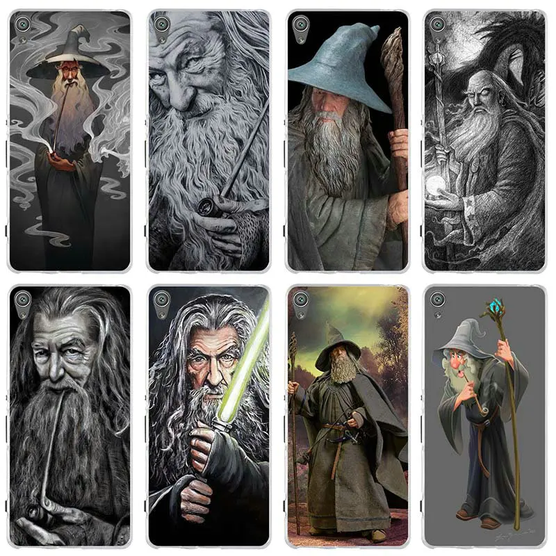 

Soft TPU Funny Phone Cases for Sony Xperia E3 E5 T3 M2 M4 M5 XA XZ Z Z1 Z2 Z3 Z4 Z5 Compact Lord Of The Rings Hobbit Gandalf