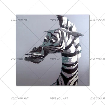 

Oil painting On Canvas Wall Pictures Paintings For Living Room Wall Art Canvas Pop Art Modern Abstract 100% Hand Painted Zebra