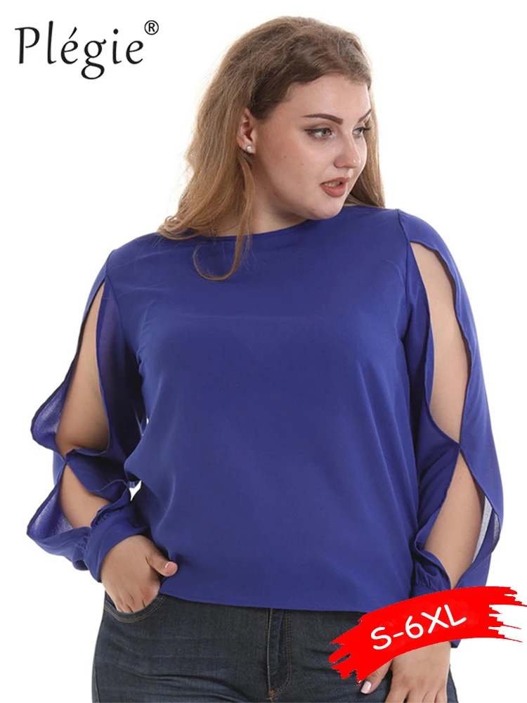 Женская Универсальная футболка из шифона большие размеры 5XL 6XL летняя одежда