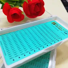 Роскошные предварительно Fanned короткие корень 3D Россия объемные ресницы Premade вентиляторы индивидуальные наращивания ресниц сделать корейский шелк