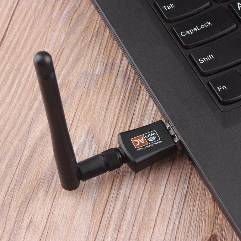 TEROW USB 2 0 600 Мбит/с Wi Fi беспроводная сетевая карта Двухдиапазонная