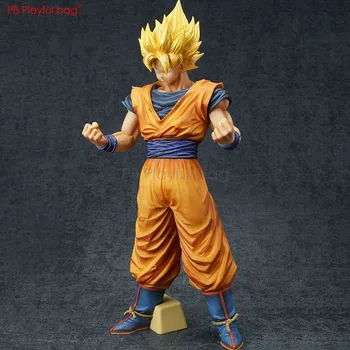 

Large Size 32CM Dragon Saiyan 3 Goku Figure Room decoration PVC collectible Action Figure model Toys Children's Gifts HB25