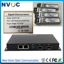 1000M 2RJ45+ 1000M 2SFP, евро зарядка, внешний источник питания, неуправляемый волоконный переключатель+ 1,25G, MM, 850nm, 550 M, DDM, LC двойной SFP модуль