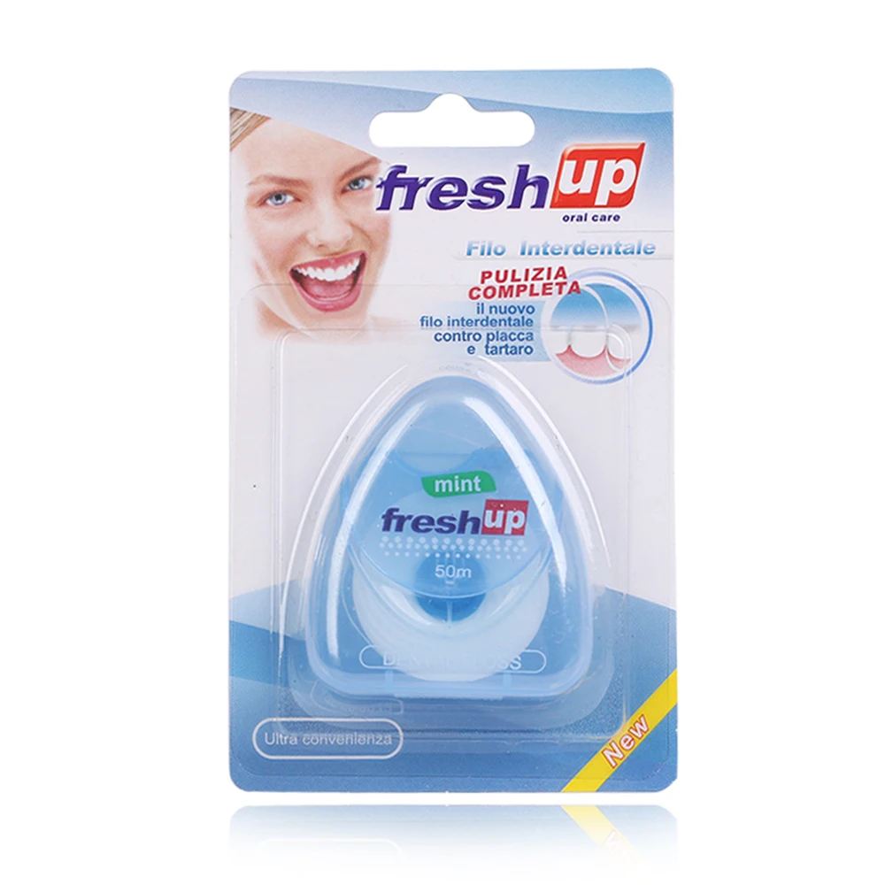 50 м/Rolls зубная нить гигиенический комплект для полости рта межзубных кисти для очистки Уход повседневной жизни Инструмент чистка зубов