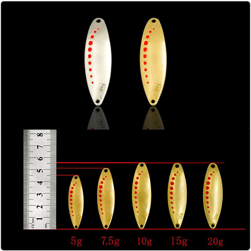 FUZXC 5 г 7,5 г 10 г 15 г 20 г металлическая ложка рыболовная приманка Спиннер блестки пиявка джиг тонущий искусственный воблер Карп Рыболовный крючок Pesca