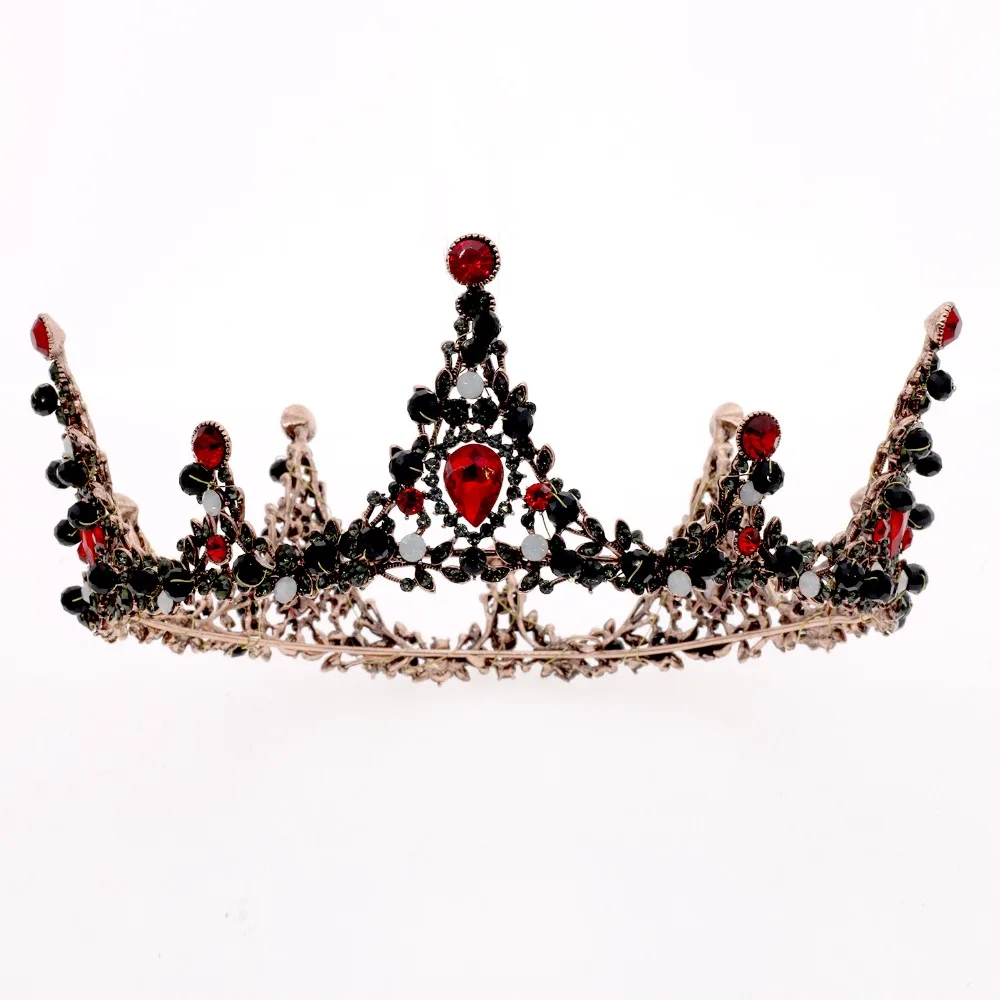 

ASNORA Baroque Crowns Wedding Tiara Vintage Bridal Hair Accessories Hair Jewelry Alloy Tiaras Beauty Royal Crown