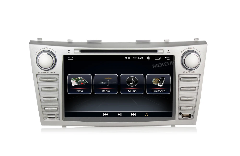 Top 2 DIN 8" Android 8.0 Car dvd player radio audio For Toyota Camry 2007 2008 2009 2010 With BT WIFI RDS dvd multimedia GPS Navi 12