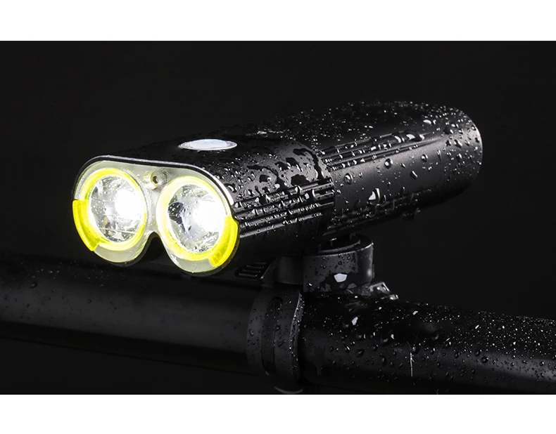 Discount Bike Professional IPX6 Waterproof 1600 Lumens Light Cycling  Power Bank Bicycle Accessories USB Rechargeable Flashlight Lamp 11