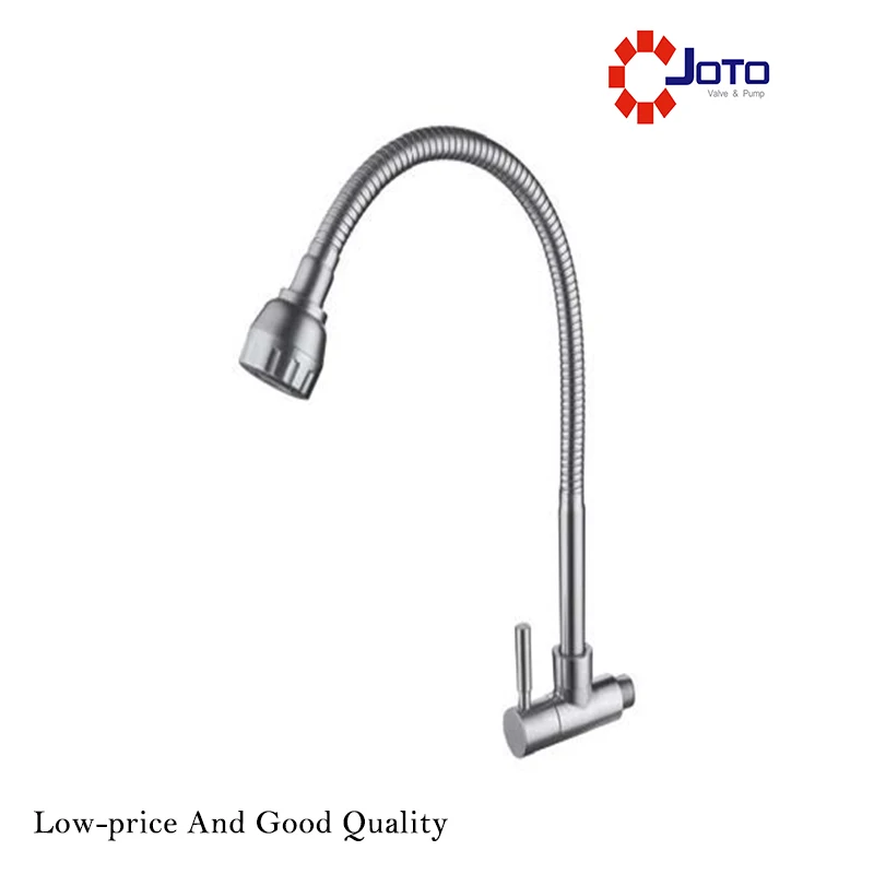 

HL-2708 Low-price And Good Quality Stainless Steel Wall Mounted Kitchen Faucet With Stainless Steel Universal Tube Sprinkler