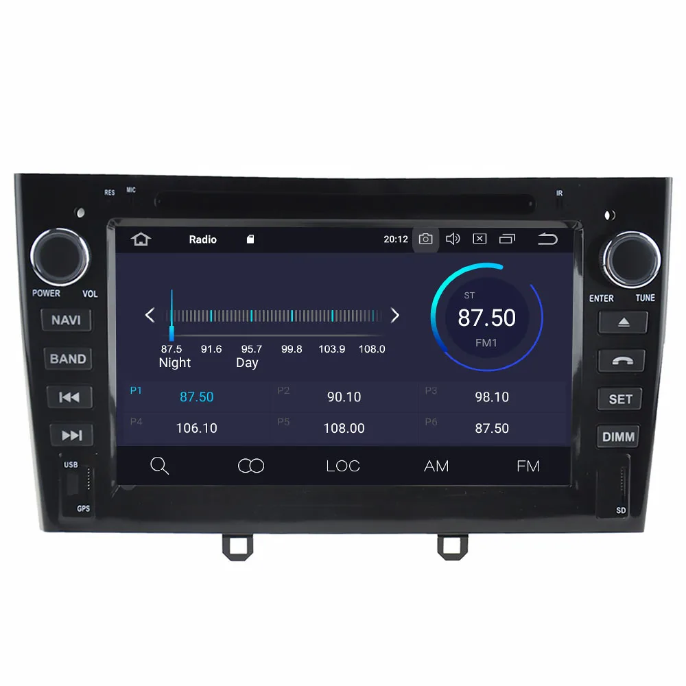 Автомобильный DVD плеер Aotsr Android 9 0 с GPS навигацией для Peugeot 408 308 308SW мультимедийный 2